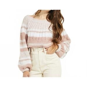 NEW GENTLE FAWN clarissa sweater in blush stripe pink
